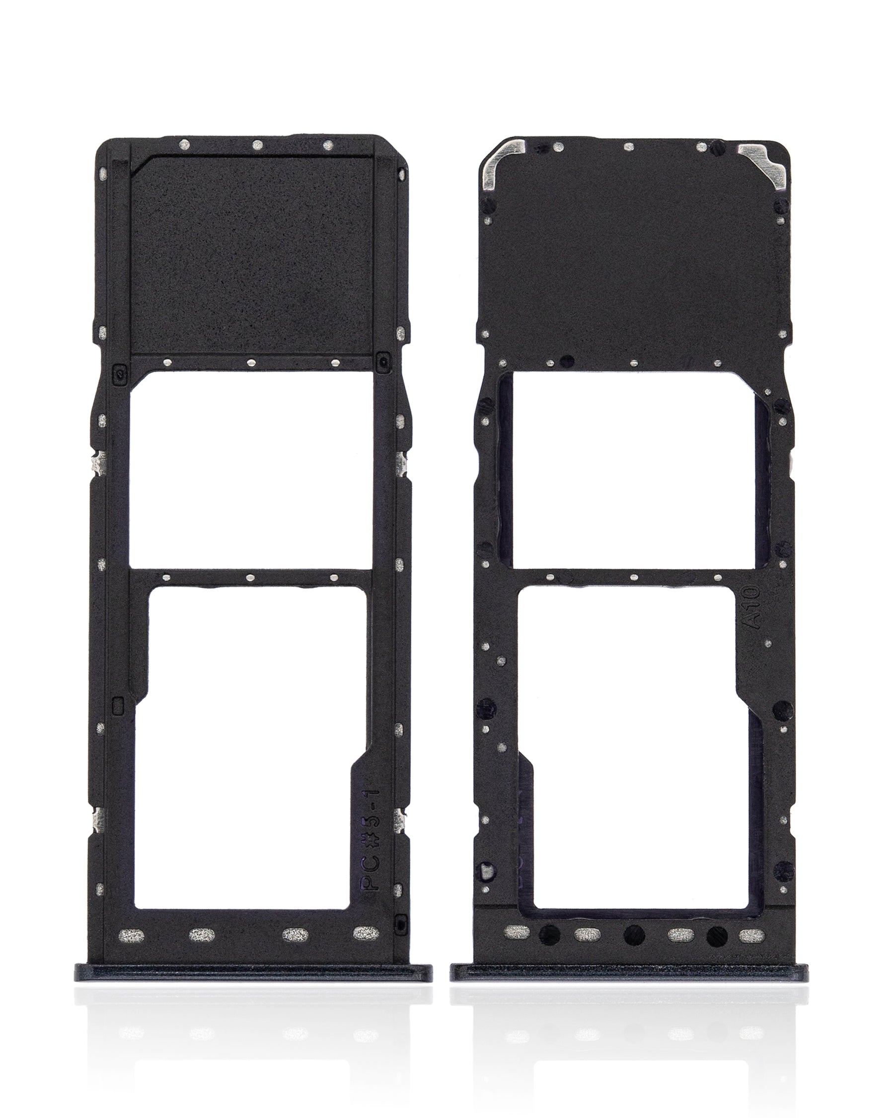 Single Sim Card Tray Compatible For Samsung Galaxy A10 (A105 / 2019) (Black)