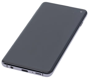 Replacement OLED Assembly With Frame Compatible For Samsung Galaxy S10 (Refurbished) (Prism White)