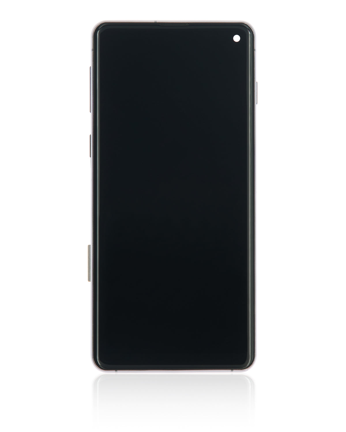 Replacement LCD Assembly With Frame (Without Finger Print Sensor) Compatible For Samsung Galaxy S10 (Aftermarket Plus: TFT) (Prism Black)
