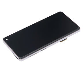 Replacement LCD Assembly With Frame (Without Finger Print Sensor) Compatible For Samsung Galaxy S10 (Aftermarket Plus: TFT) (Prism Black)