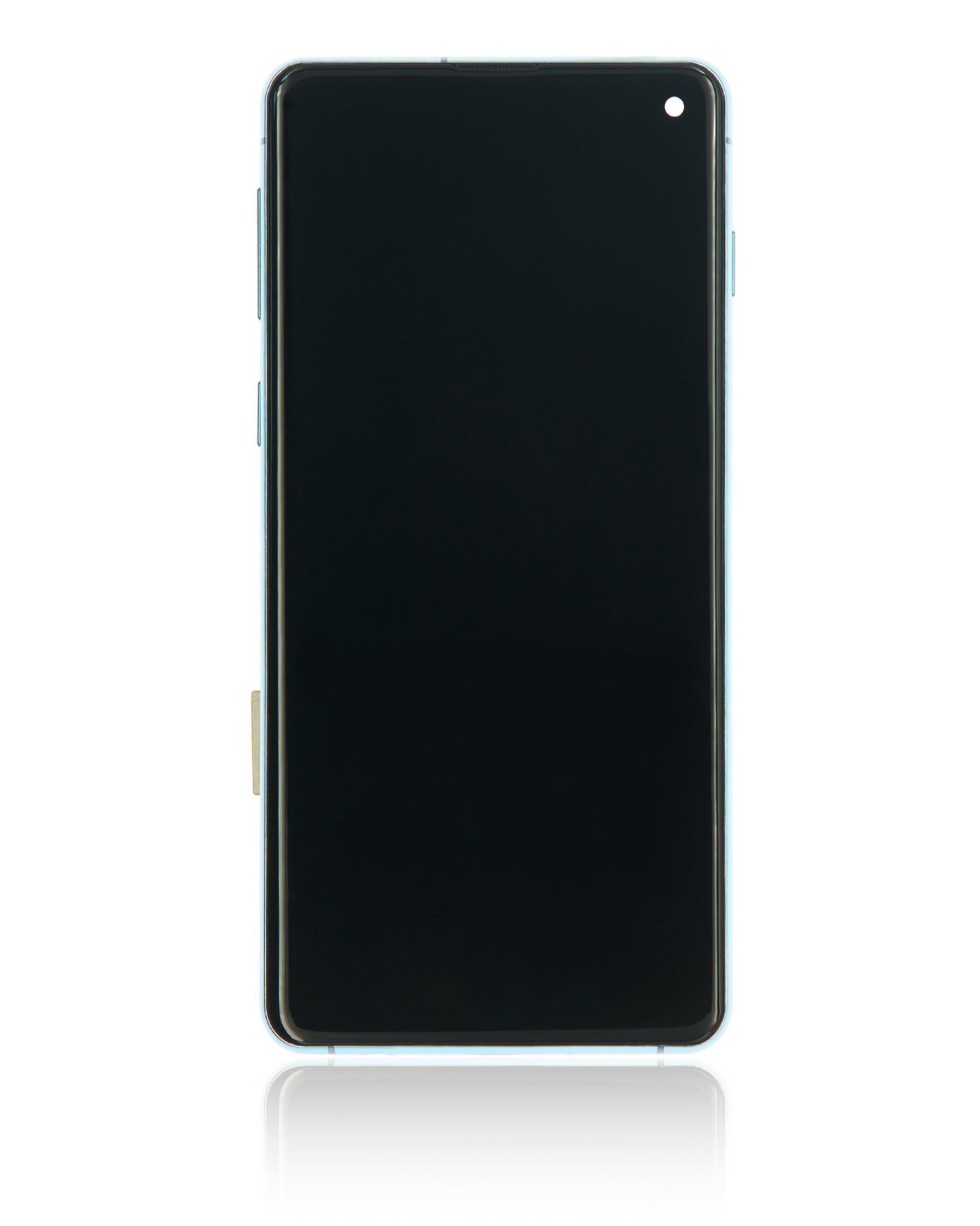 Replacement LCD Assembly With Frame (Without Finger Print Sensor) Compatible For Samsung Galaxy S10 (Aftermarket Plus: TFT) (Prism Blue)