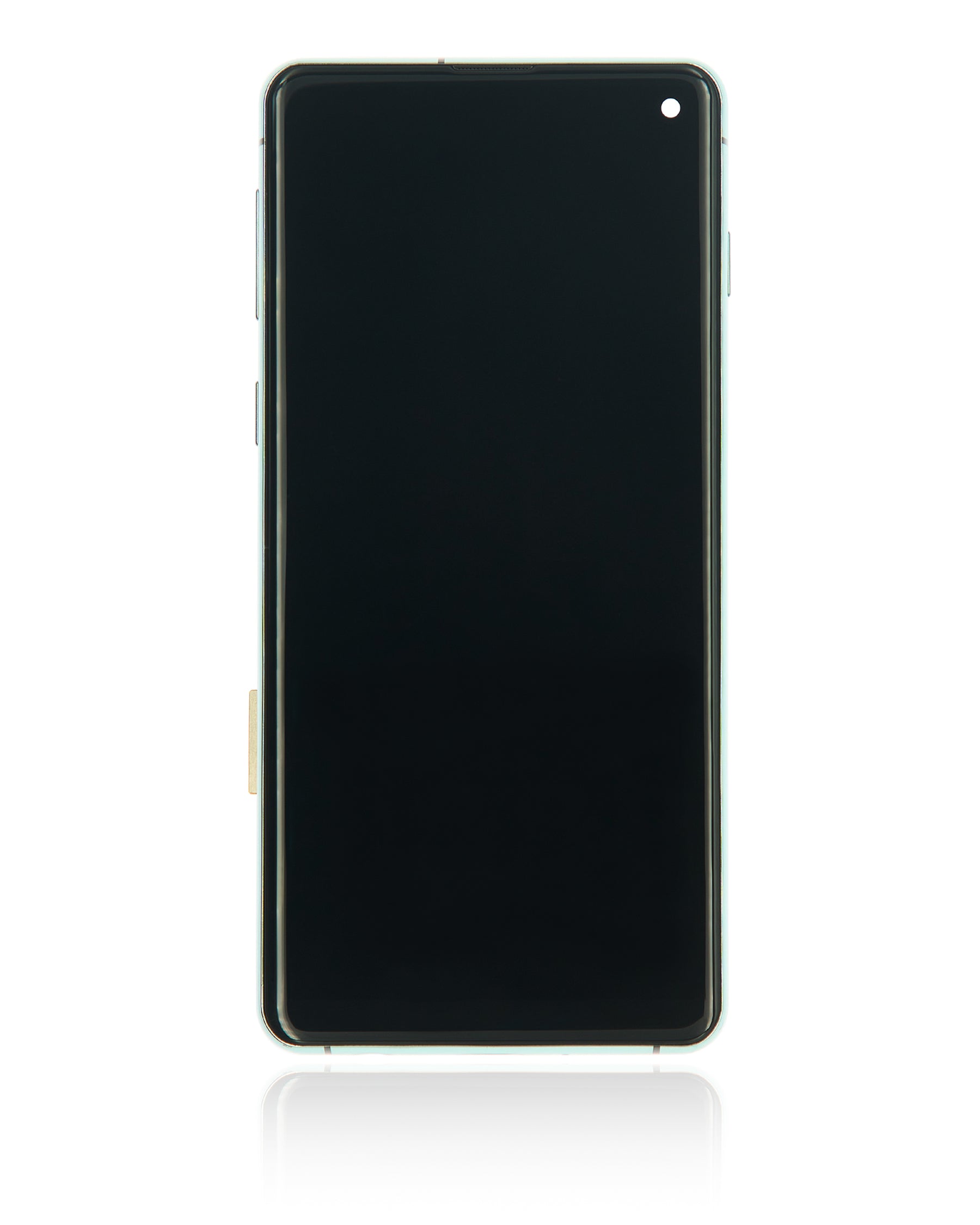Replacement LCD Assembly With Frame (Without Finger Print Sensor) Compatible For Samsung Galaxy S10 (Aftermarket Plus: TFT) (Prism Green)