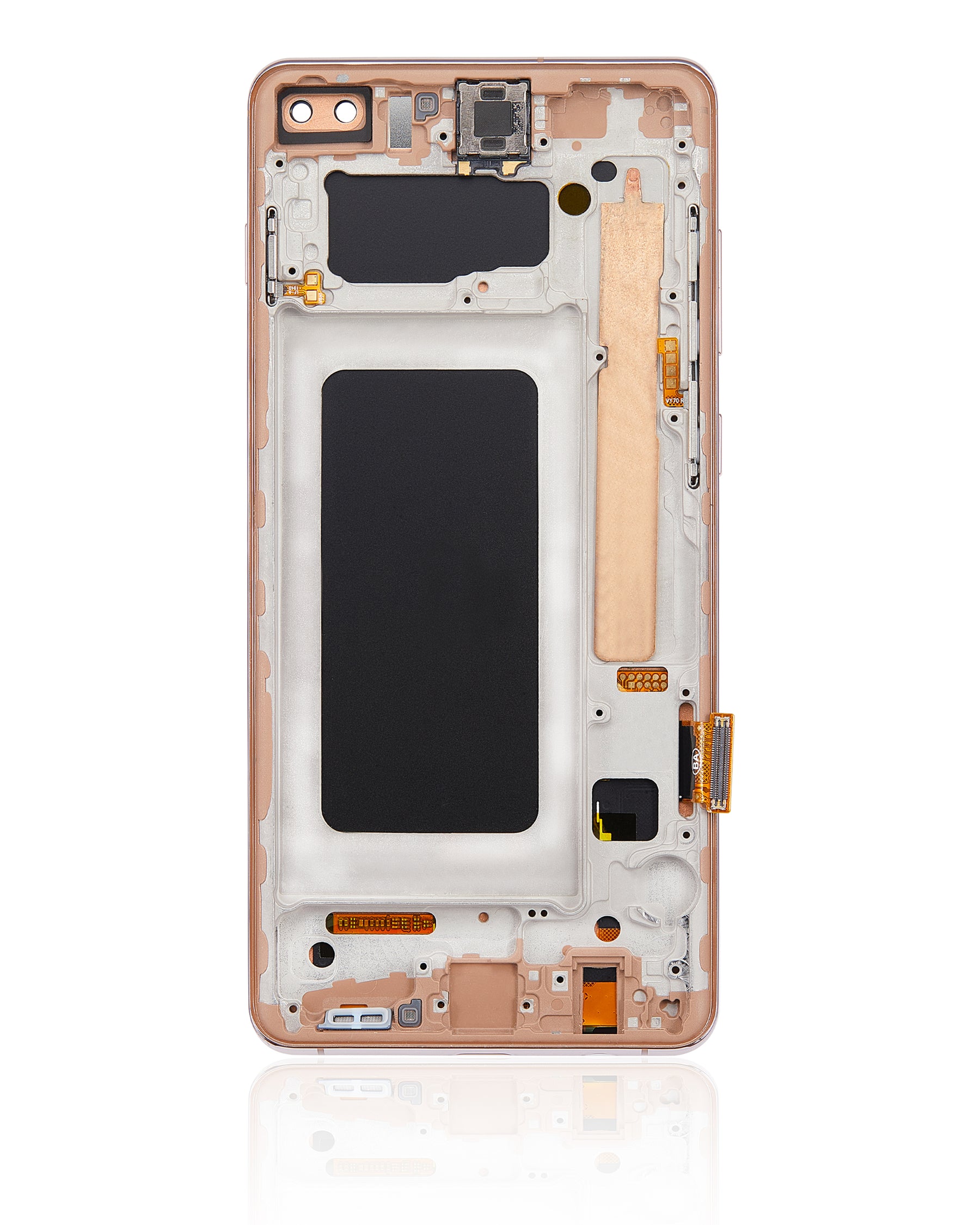 LCD Assembly With Frame (Without Finger Print Sensor) Compatible For Samsung Galaxy S10 Plus Replacement  (Aftermarket Plus: TFT) (Flamingo Pink)