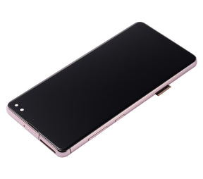 LCD Assembly With Frame (Without Finger Print Sensor) Compatible For Samsung Galaxy S10 Plus Replacement  (Aftermarket Plus: TFT) (Flamingo Pink)