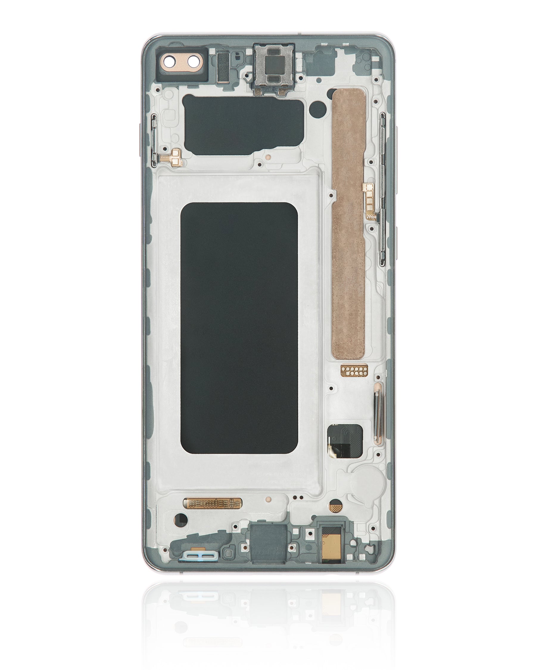 Replacement LCD Assembly With Frame (Without Finger Print Sensor) Compatible For Samsung Galaxy S10 Plus (Aftermarket Plus: TFT) (Prism / Ceramic Black)