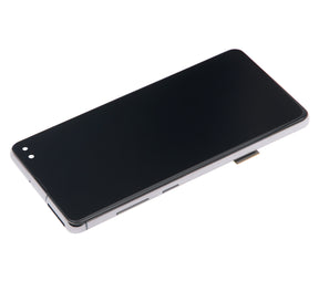Replacement LCD Assembly With Frame (Without Finger Print Sensor) Compatible For Samsung Galaxy S10 Plus (Aftermarket Plus: TFT) (Prism / Ceramic Black)
