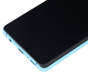 Replacement LCD Assembly With Frame (Without Finger Print Sensor) Compatible For Samsung Galaxy S10 Plus (Aftermarket Plus: TFT) (Prism Blue)
