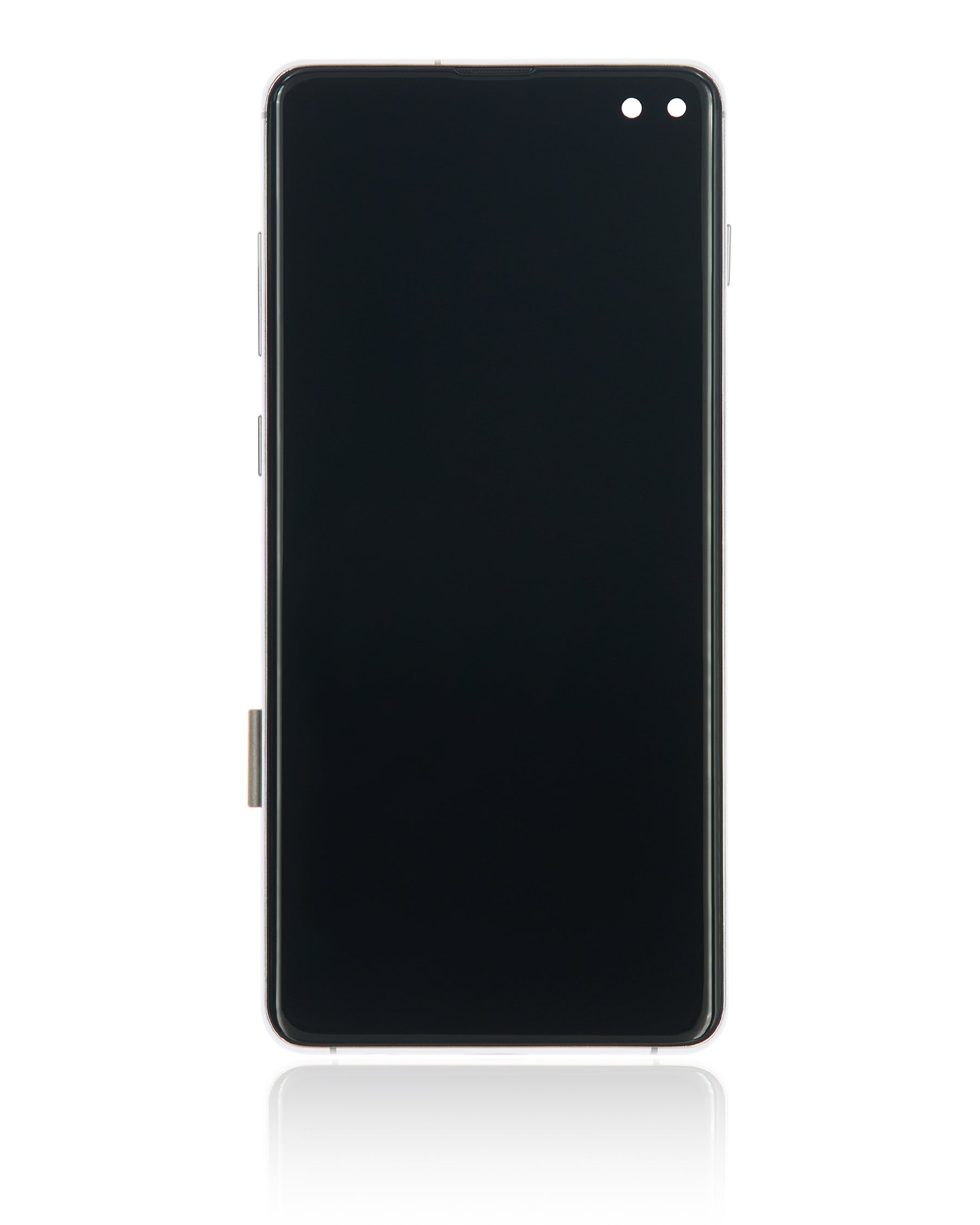 Replacement LCD Assembly With Frame (Without Finger Print Sensor) Compatible For Samsung Galaxy S10 Plus (Aftermarket Plus: TFT) (Prism White)