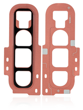 Replacement Back Camera Lens With Cover Bezel Ring Compatible For Samsung Galaxy S10 (Flamingo Pink)