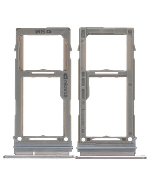 Single Sim Card Tray Compatible For Samsung Galaxy S10 / S10 Plus Replacement (Prism / Ceramic Black)