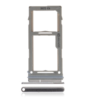 Single Sim Card Tray Replacement Compatible For Samsung Galaxy S10 / S10 Plus (Prism / Ceramic Black)