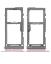 Single Sim Card Tray Replacement Compatible For Samsung Galaxy S10 / S10 Plus / S10E (Flamingo Pink)