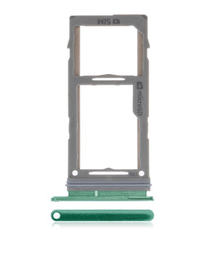 Single Sim Card Tray Compatible For Samsung Galaxy S10 / S10 Plus / S10E  Replacement (Prism Green)