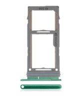 Single Sim Card Tray  Replacement Compatible For Samsung Galaxy S10 / S10 Plus / S10E (Prism Green)