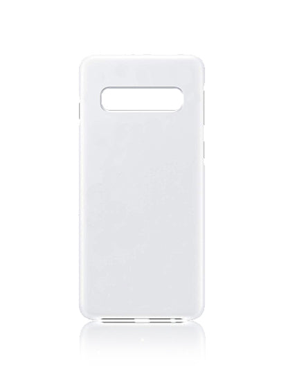 Back cover Glass Compatible For Samsung Galaxy S10 Replacement (No Logo) (Vemake) (Prism White)