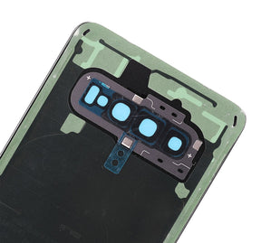 Back cover Glass With Camera Lens Compatible For Samsung Galaxy S10E Replacement  (No Logo) (Vemake) (Canary Yellow)