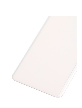 Back cover Glass With Camera Lens Compatible For Samsung Galaxy S10 Replacement (No Logo) (Vemake) (Prism White)