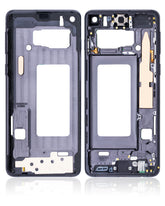 Replacement Mid-Frame Housing Compatible For Samsung Galaxy S10 (With Small Parts) (Prism Black)