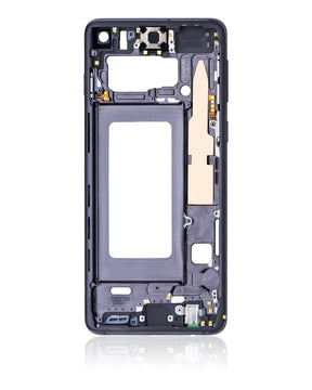 Replacement Mid-Frame Housing Compatible For Samsung Galaxy S10 (With Small Parts) (Prism Black)