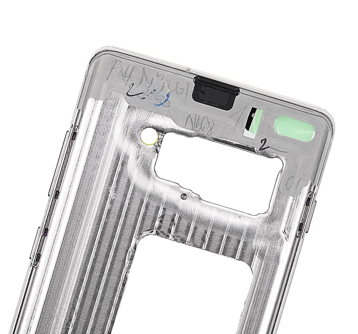 Replacement Mid-Frame Housing Compatible For Samsung Galaxy S10 (With Small Parts) (Prism Blue)