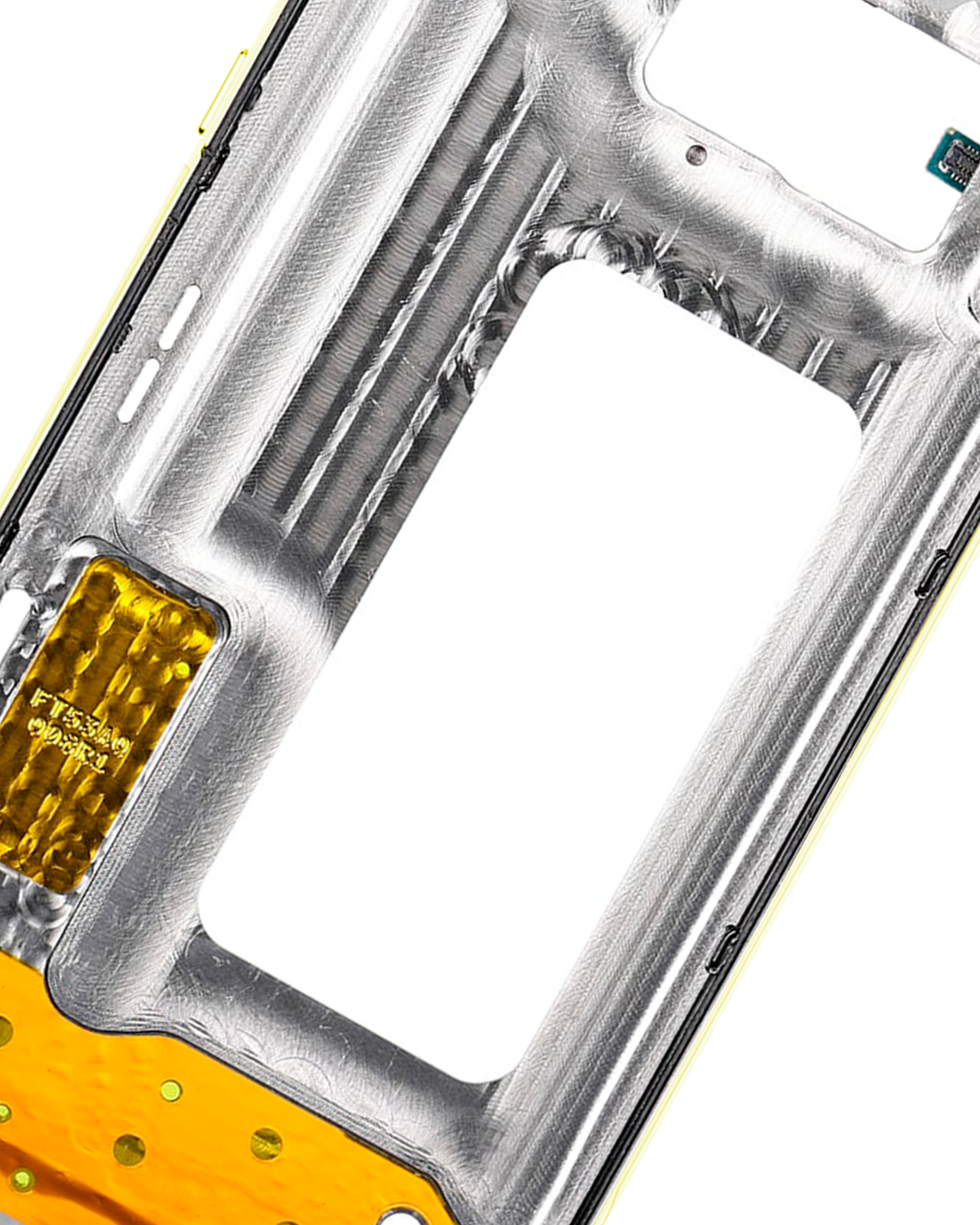 Replacement Mid-Frame Housing Compatible For Samsung Galaxy S10E (With Small Parts) (Canary Yellow)