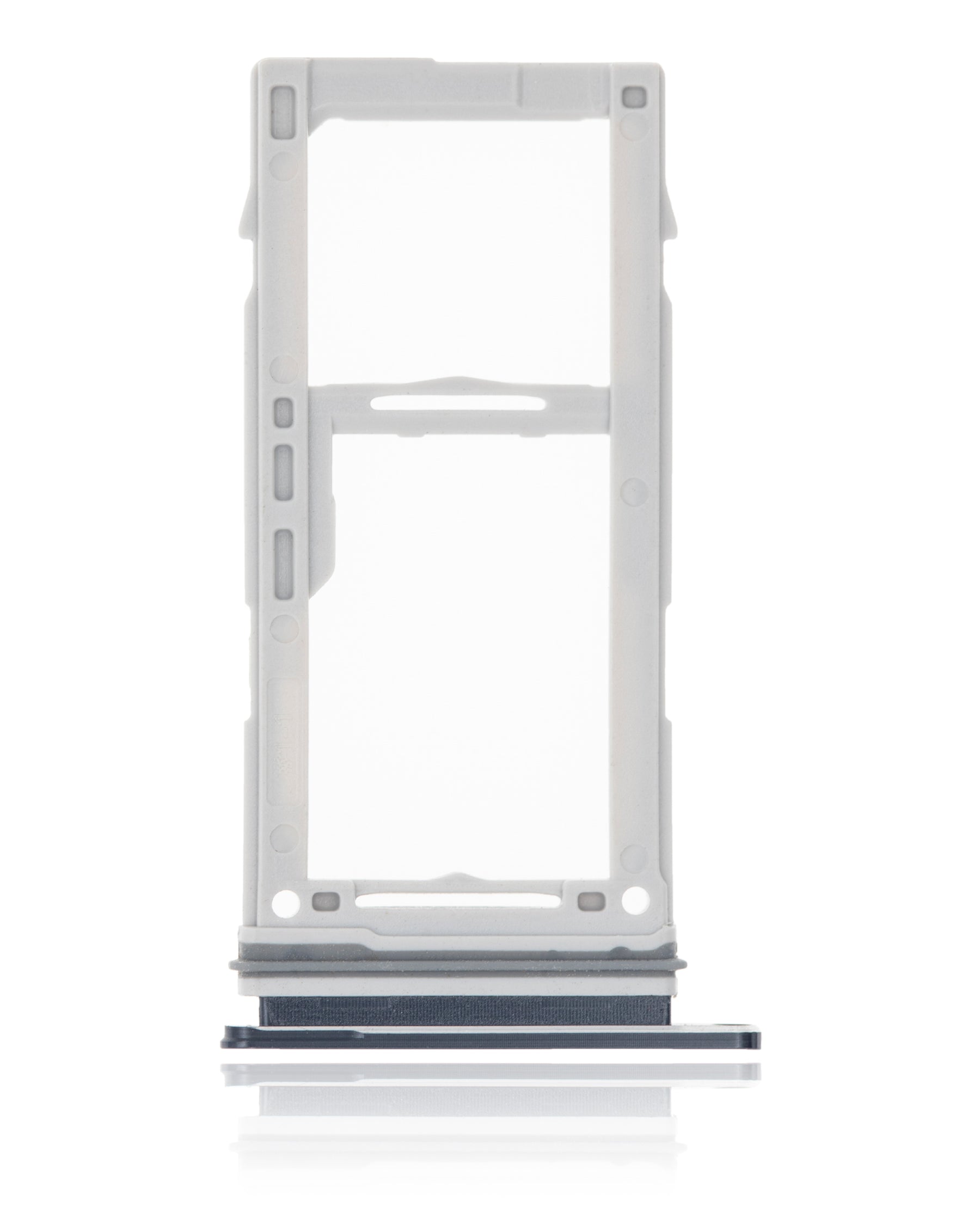 Single Sim Card Tray Compatible For Samsung Galaxy S10 / S10 Plus / S10E Replacement (Prism White)