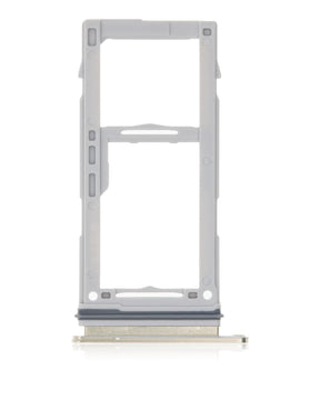 Dual Sim Card Tray Replacement Compatible For Samsung Galaxy S10 / S10 Plus / S10E (Canary Yellow)