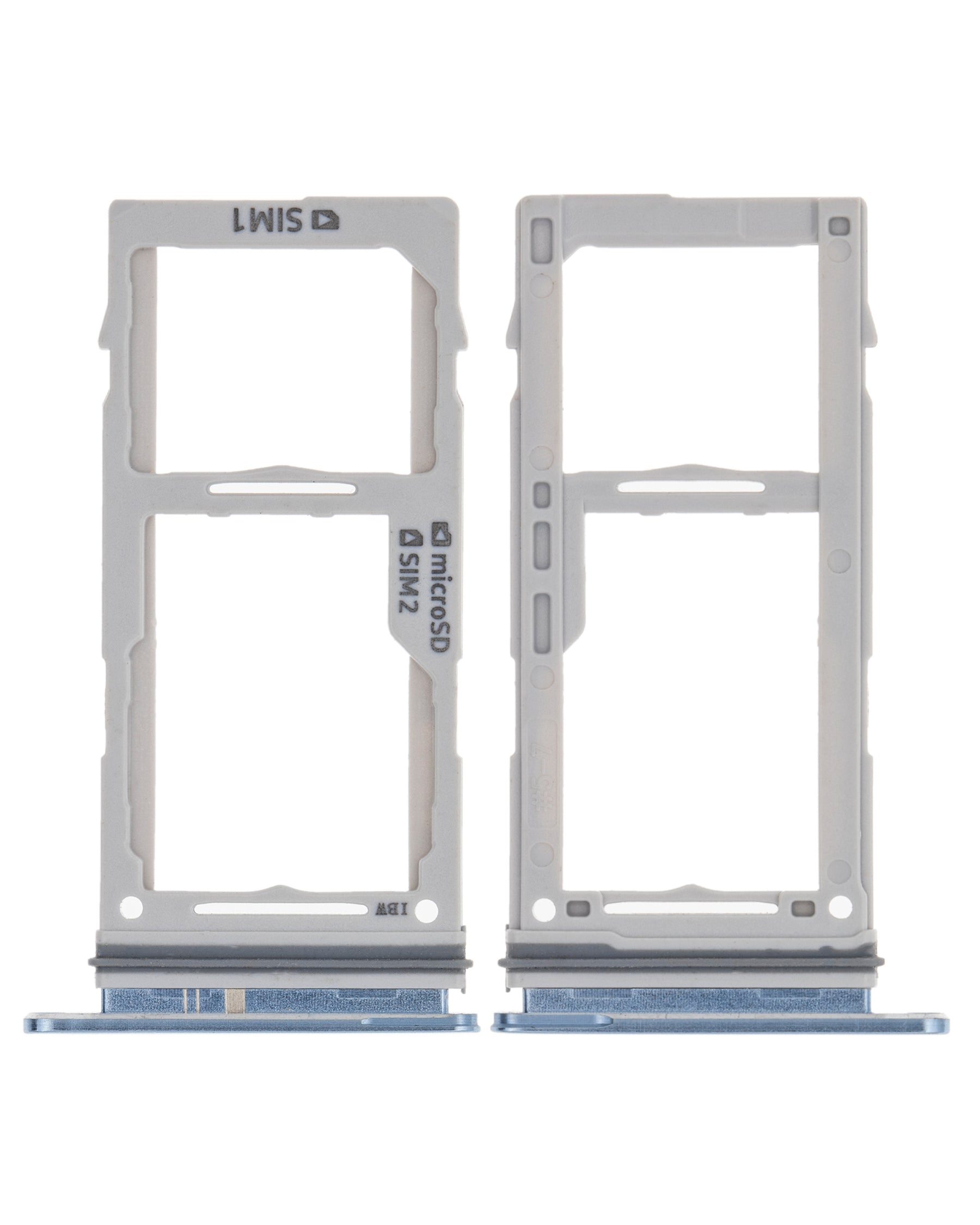 Dual Sim Card Tray Compatible For Samsung Galaxy S10 / S10 Plus / S10E  Replacement (Prism Blue)