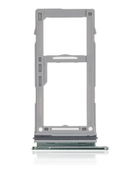 Dual Sim Card Tray Replacement Compatible  For Samsung Galaxy S10 / S10 Plus / S10E (Prism Green)