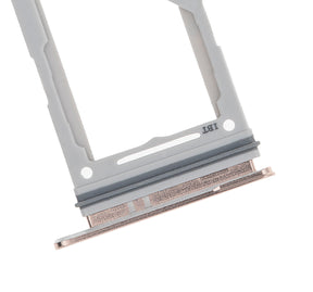 Dual Sim Card Tray Replacement Compatible For Samsung Galaxy S10 / S10 Plus / S10E (Ceramic White)