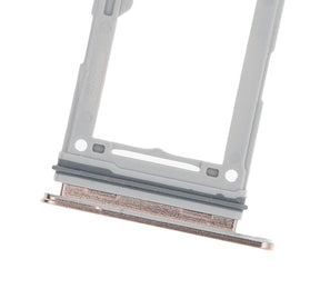 Dual Sim Card Tray Replacement Compatible For Samsung Galaxy S10 / S10 Plus / S10E (Ceramic White)