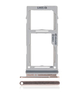 Dual Sim Card Tray Replacement Compatible For Samsung Galaxy S10 / S10 Plus / S10E (Ceramic White)