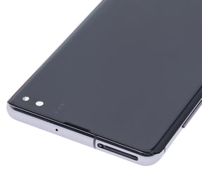 OLED Assembly With Frame Compatible For Samsung Galaxy S10 Plus Replacement (Service Pack) (Prism / Ceramic Black)