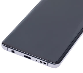 OLED Assembly With Frame Compatible For Samsung Galaxy S10 Plus Replacement  (Refurbished) (Prism / Ceramic Black)