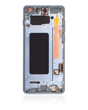 OLED Assembly With Frame Compatible For Samsung Galaxy S10 Plus Replacement  (Service Pack) (Prism Blue)