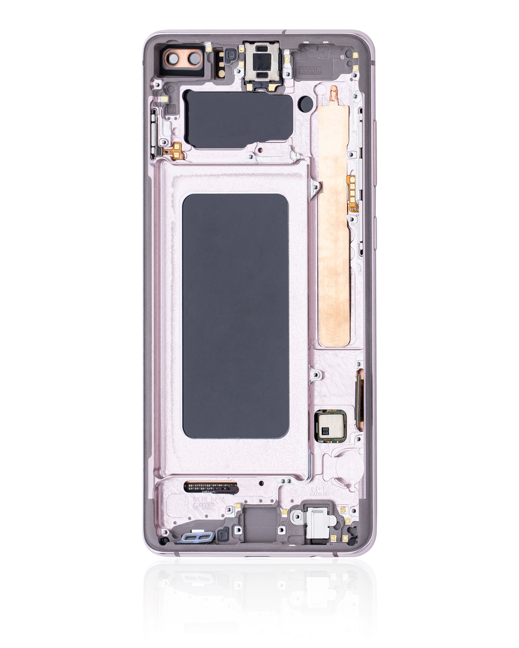 Replacement OLED Assembly With Frame Compatible For Samsung Galaxy S10 Plus (Refurbished) (Ceramic White)