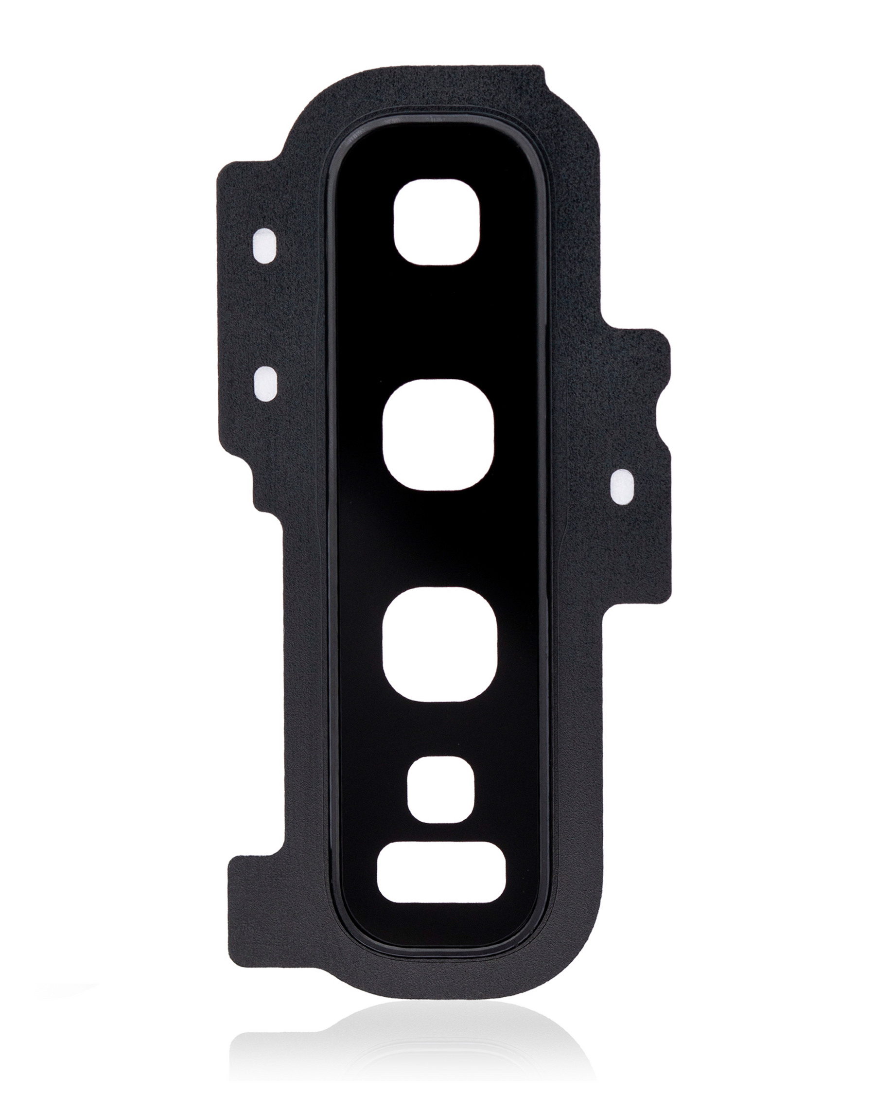 Replacement Back Camera Lens With Cover Bezel Ring Compatible For Samsung Galaxy S10 Plus (Prism Black)