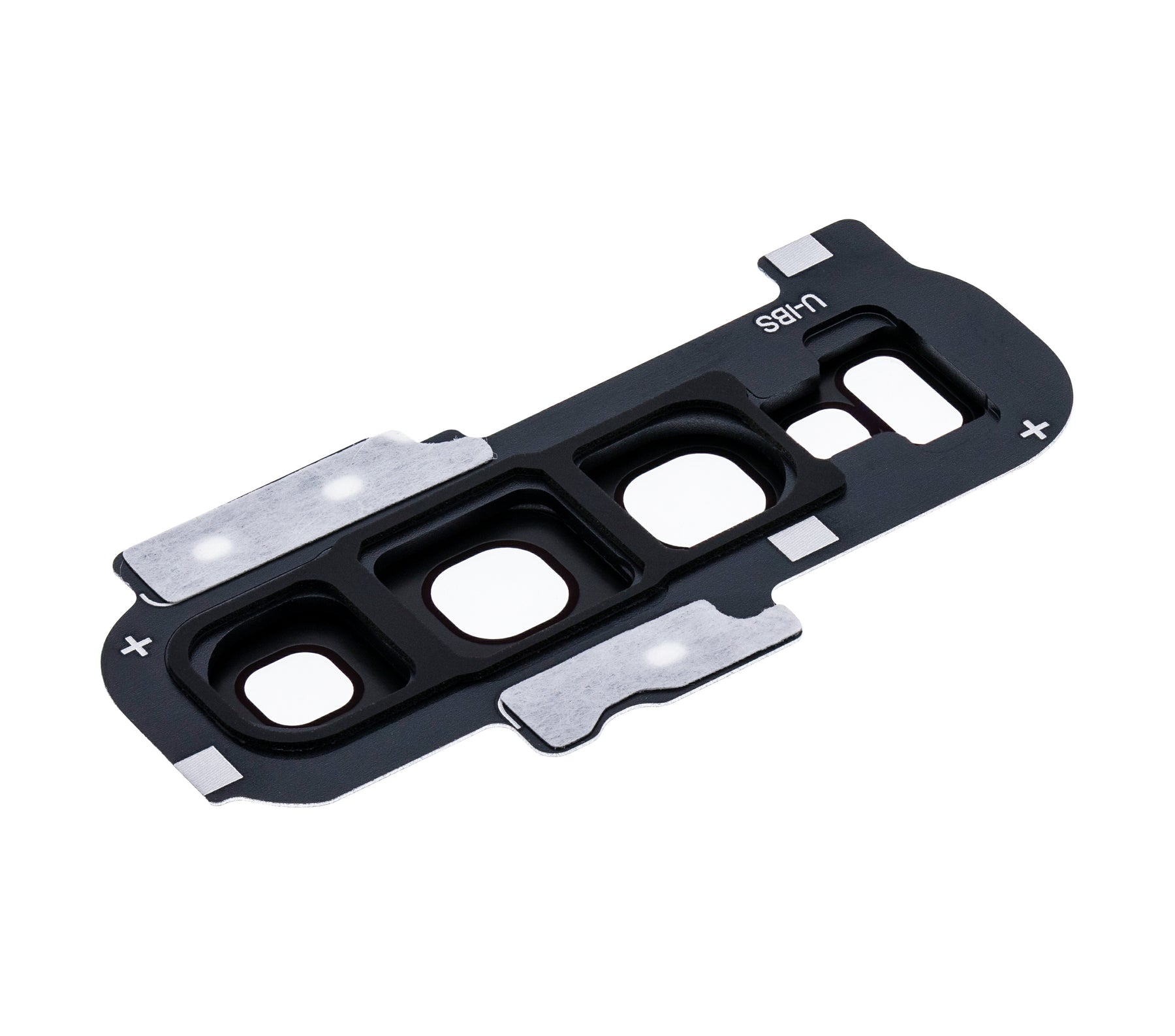 Replacement Back Camera Lens With Cover Bezel Ring Compatible For Samsung Galaxy S10 Plus (Prism Black)