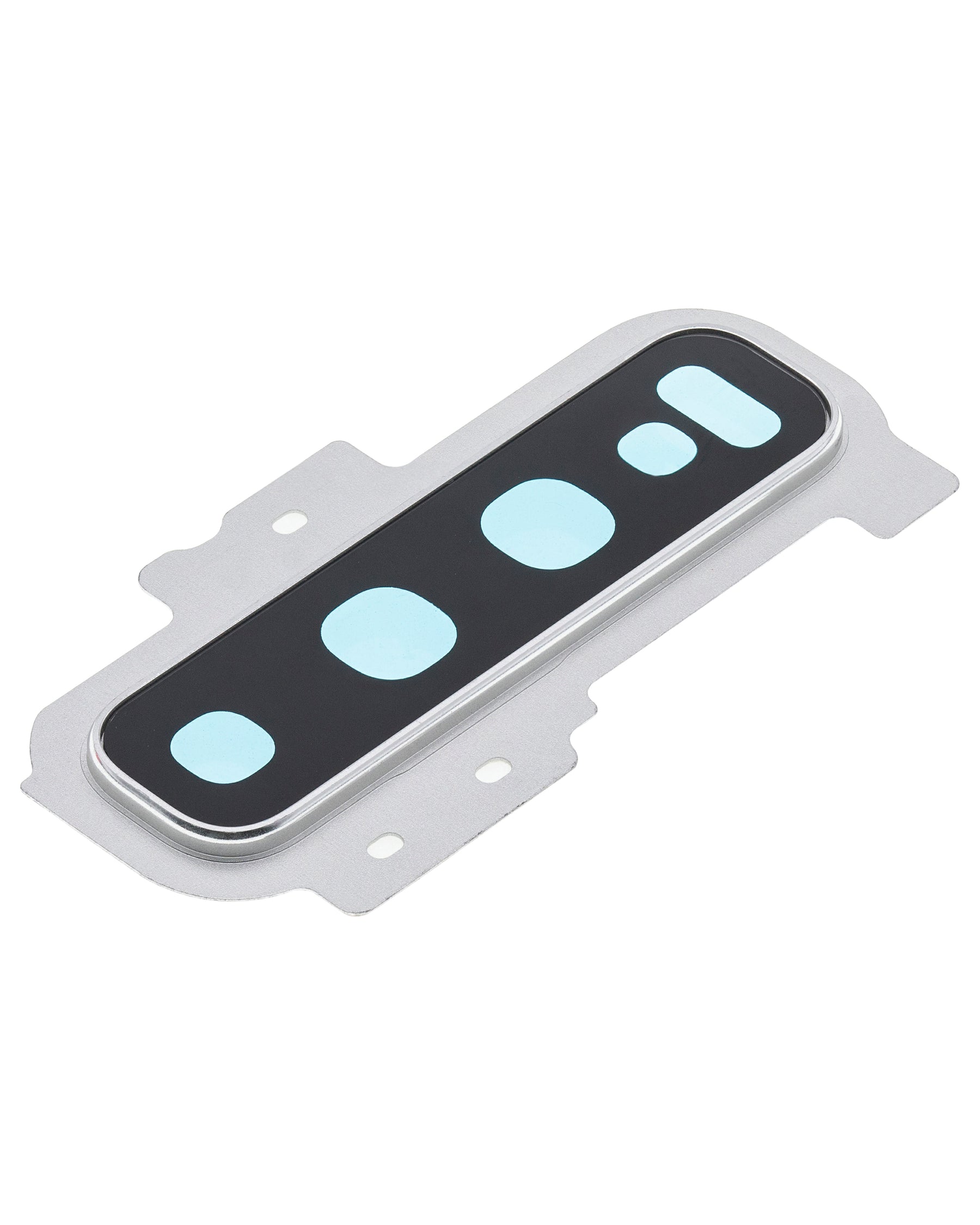 Replacement Back Camera Lens With Cover Bezel Ring Compatible For Samsung Galaxy S10 Plus (Prism White)