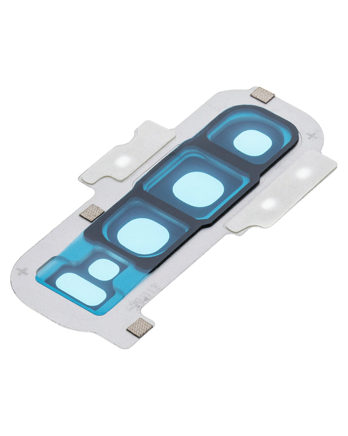 Replacement Back Camera Lens With Cover Bezel Ring Compatible For Samsung Galaxy S10 Plus (Prism White)