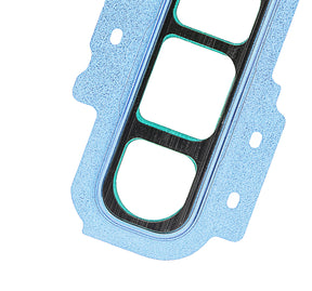 Back Camera Lens With Cover Bezel Ring Compatible For Samsung Galaxy S10 Plus Replacement  (Prism Blue)