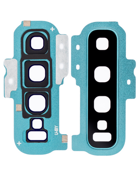 Replacement Back Camera Lens With Cover Bezel Ring Compatible For Samsung Galaxy S10 Plus (Prism Green)