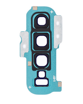 Replacement Back Camera Lens With Cover Bezel Ring Compatible For Samsung Galaxy S10 Plus (Prism Green)