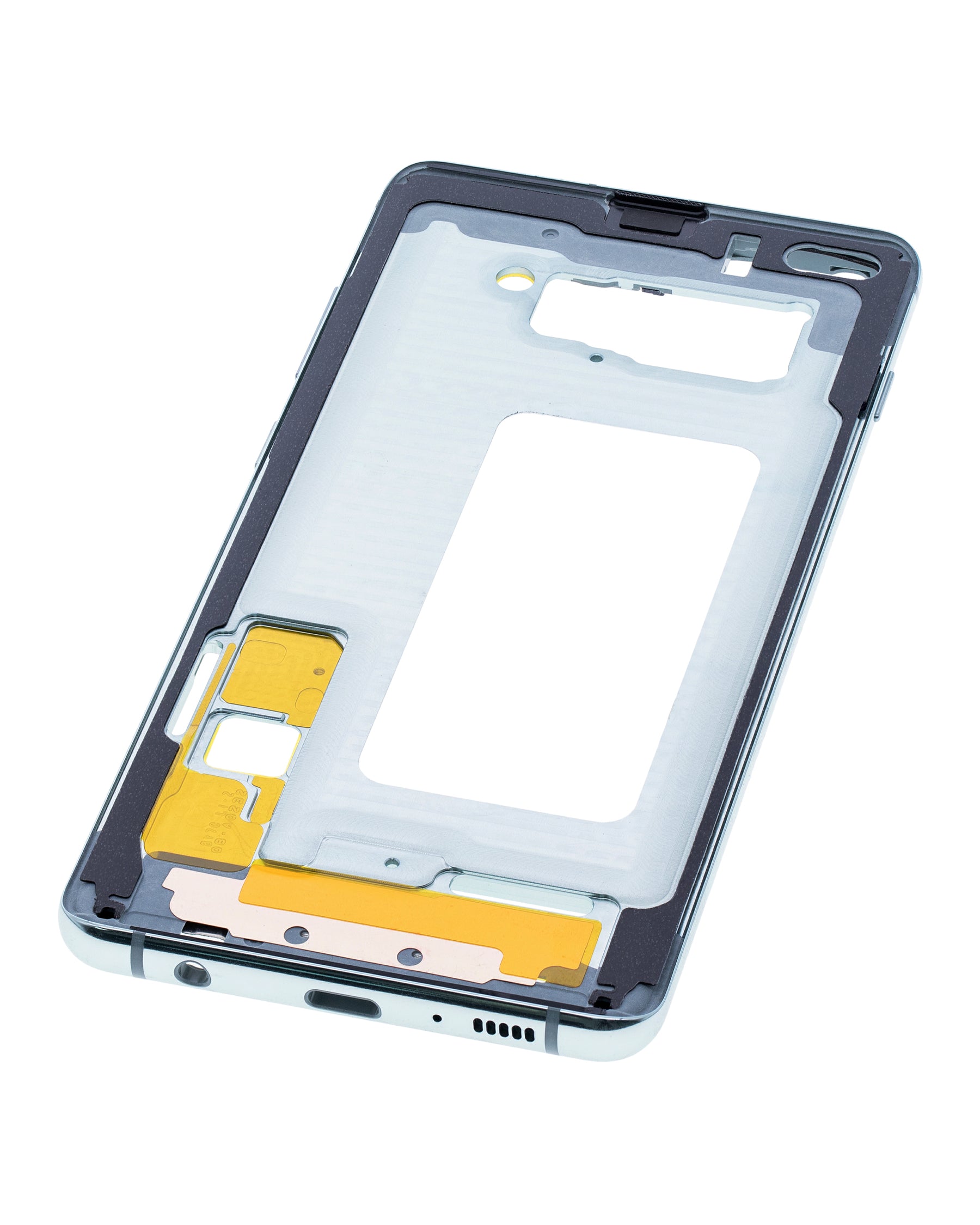 Mid-Frame Housing Replacement Compatible For Samsung Galaxy S10 Plus (With Small Parts) (Prism Green)