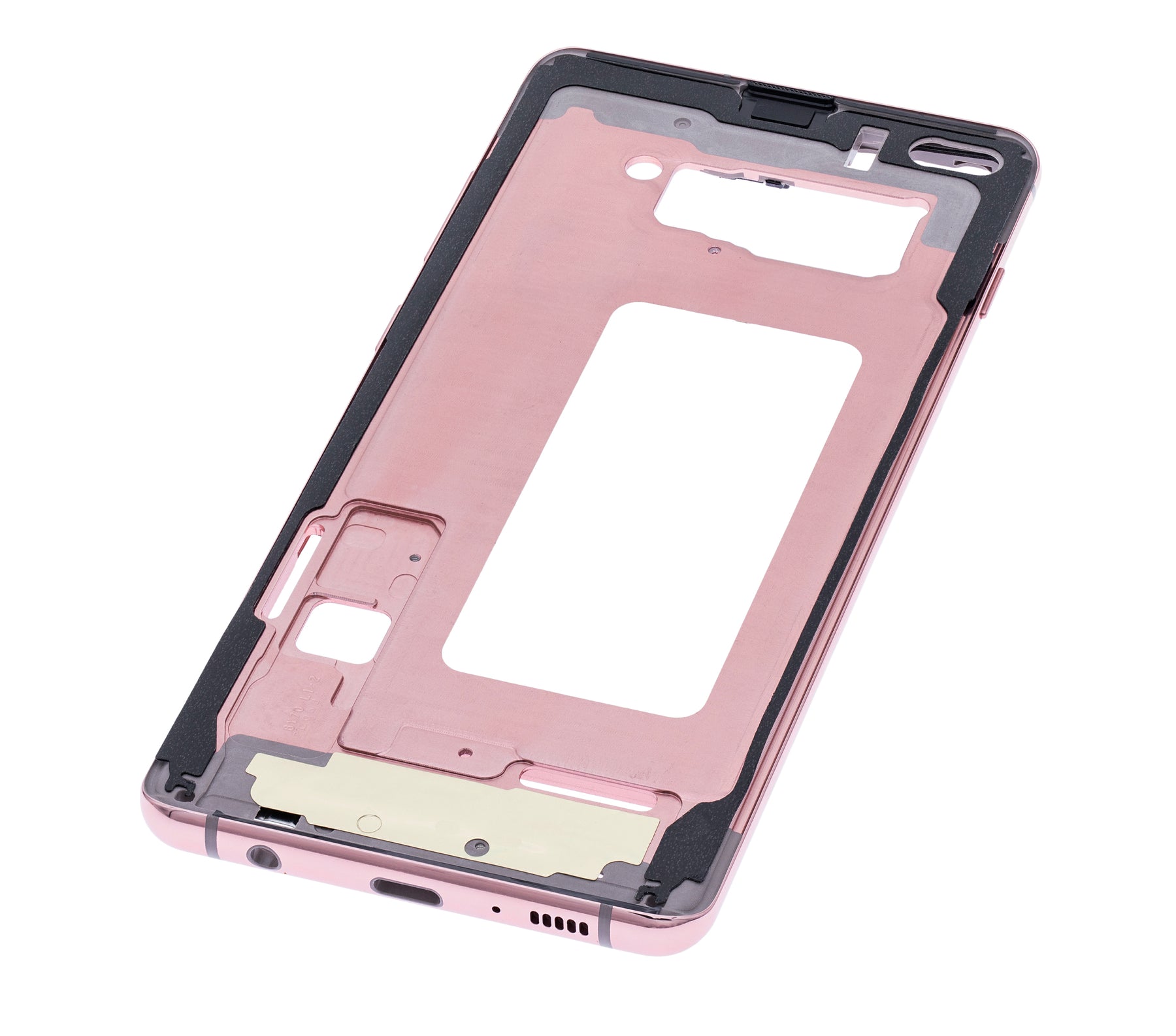 Mid-Frame Housing Compatible For Samsung Galaxy S10 Plus Replacement  (With Small Parts) (Flamingo Pink)