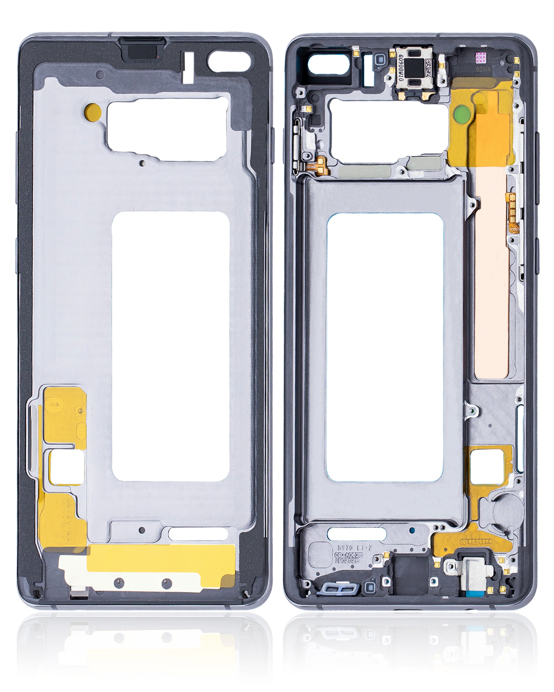 Mid-Frame Housing Compatible For Samsung Galaxy S10 Plus Replacement  (With Small Parts) (Prism Black)