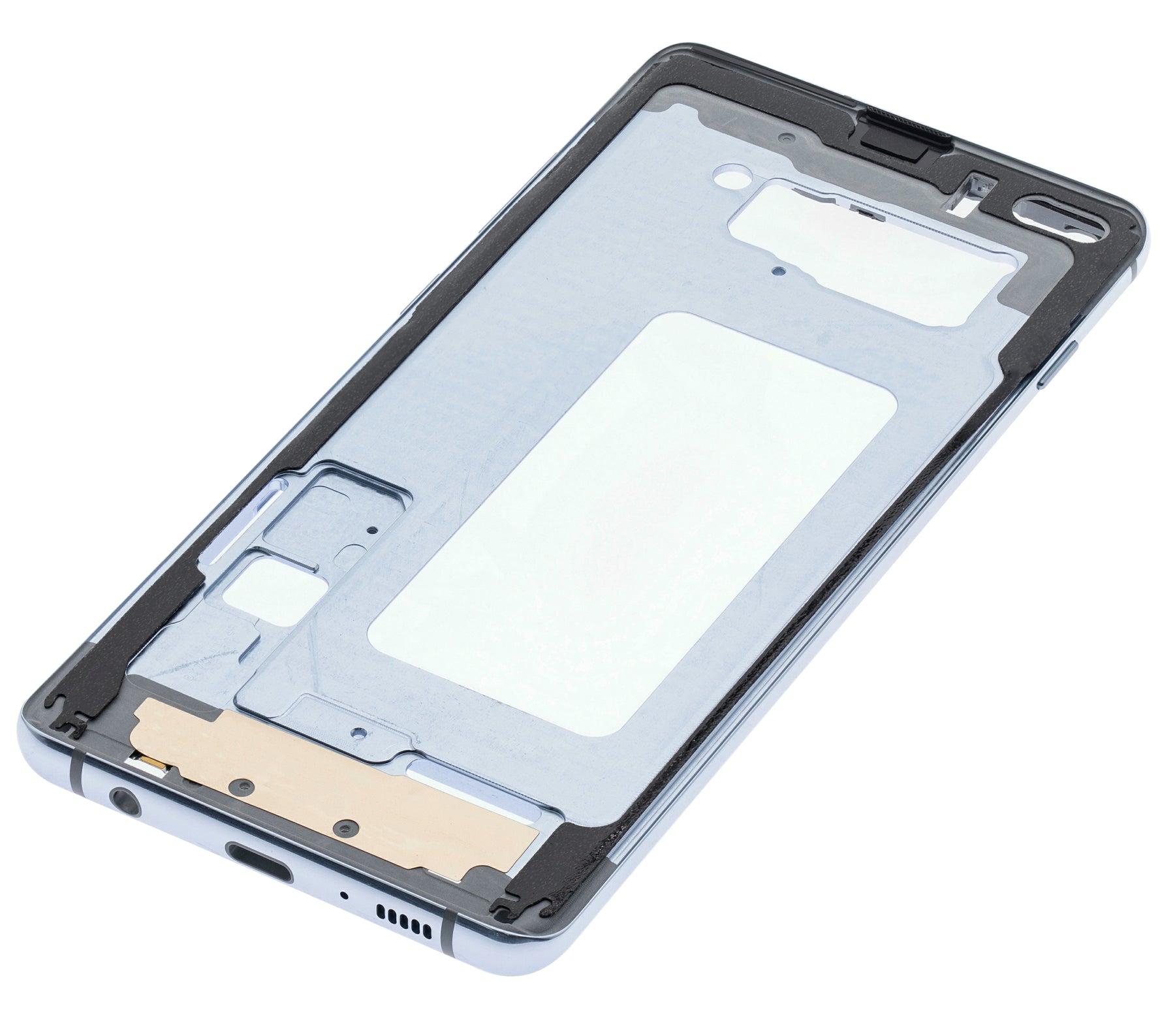 Replacement Mid-Frame Housing Compatible For Samsung Galaxy S10 Plus (With Small Parts) (Prism Blue)