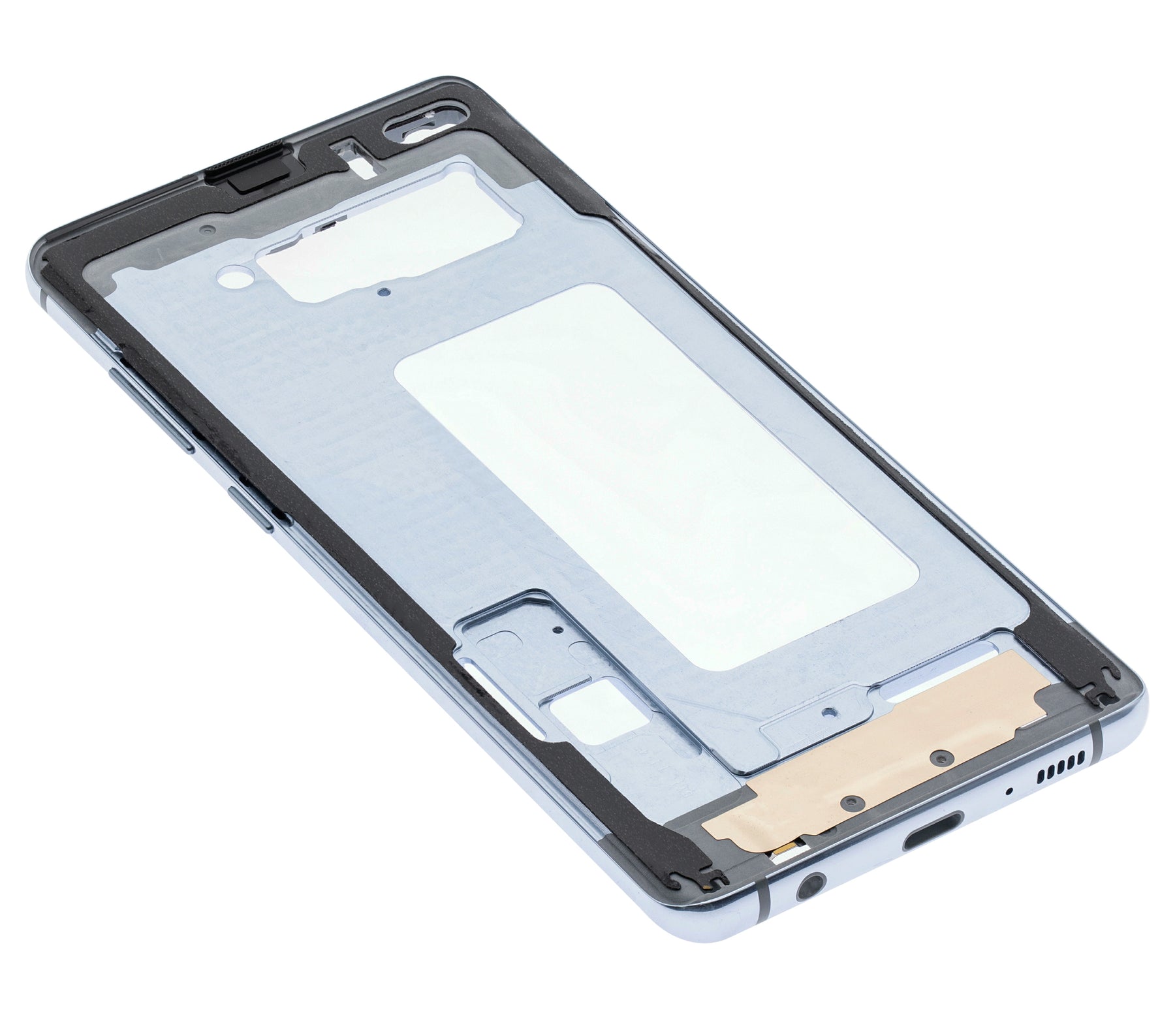 Replacement Mid-Frame Housing Compatible For Samsung Galaxy S10 Plus (With Small Parts) (Prism Blue)