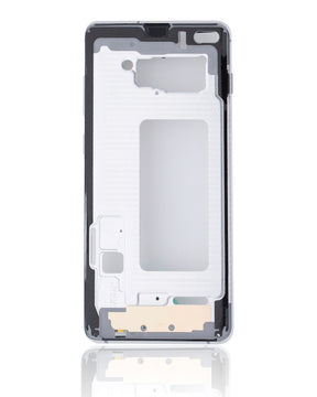 Replacement Mid-Frame Housing Compatible For Samsung Galaxy S10 Plus (With Small Parts) (Prism White)