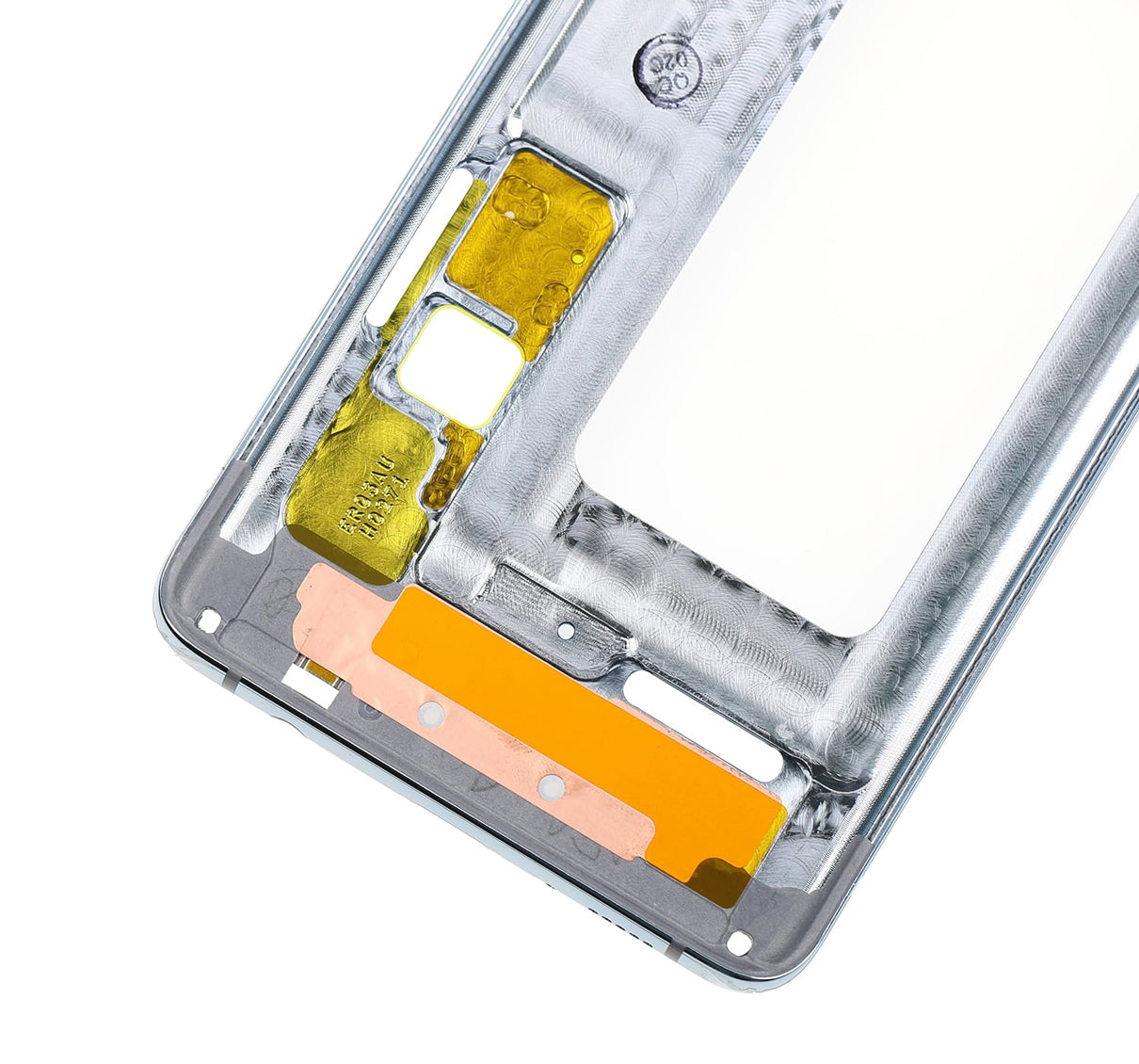 Mid-Frame Housing Compatible For Samsung Galaxy S10 Plus Replacement  (With Small Parts) (Ceramic White)